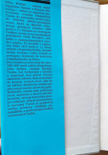 Nesmrteľný turms , mika waltari, 