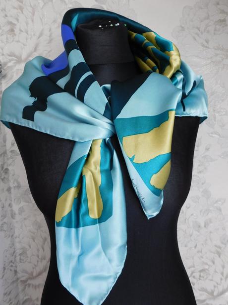 Barbara kracht luxusna hodvabna šatka, l