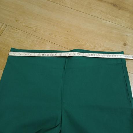 Zelené cigaretové nohavice/jeggins, tchibo,48