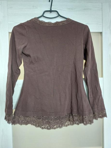 Hnede tehotenske tricko, xs