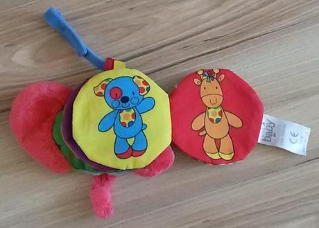 Detská plyšová knižka,