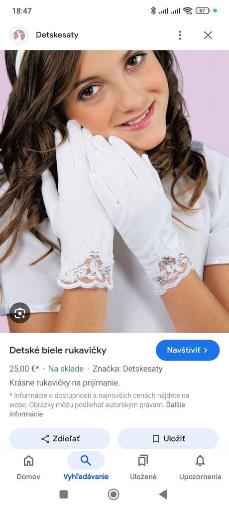 Rukavičky na 1. sv. prijímanie, 140