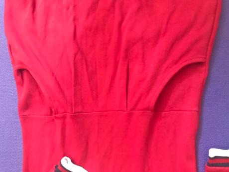 Šaty giorgo di mare červené krátke, s