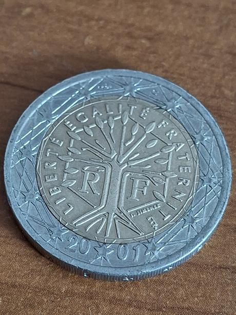 Minca 2 eur francúzsko 2001,