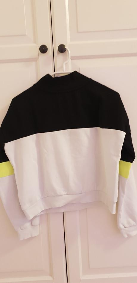 Mikina croptop, h&m,158