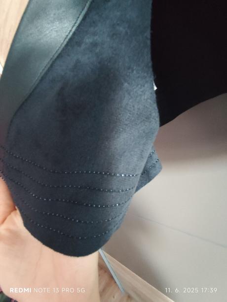 Koženkový top, zara,s