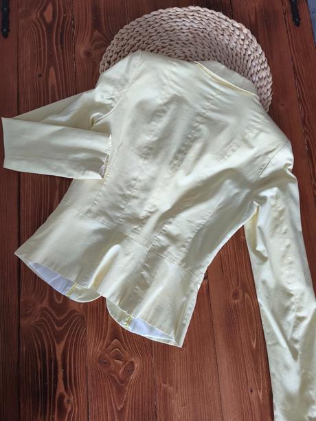 Krátke sako h&m 34 zlte, h&m,s