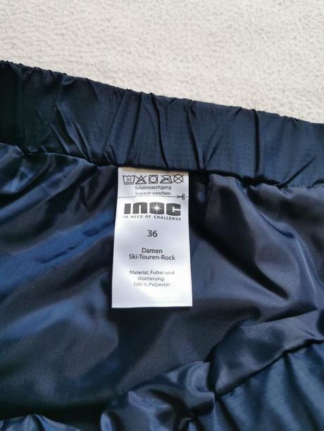 Tepla funkčná sukna inoc, s