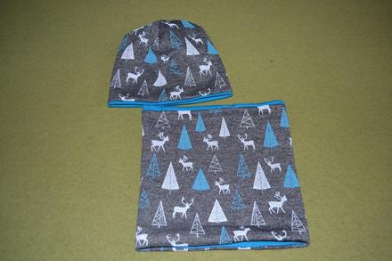 Set čiapka+nákrčník v od 3-5 rokov, 116