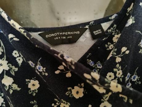 Šaty letné s výstrihom, dorothy perkins,s