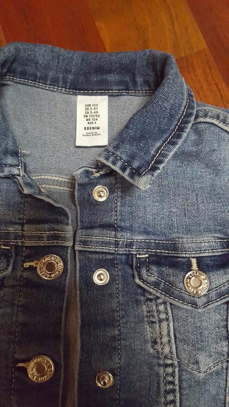 Džínová bunda h&m, h&m,104