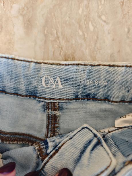 Riflové šortky, c&a,128