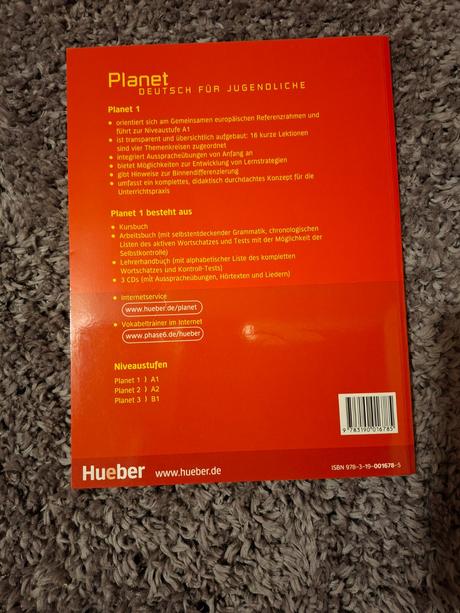 Učebnica planet kursbuch1, nemecký jazyk,