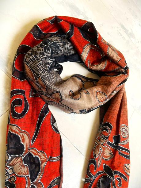 Luxusná šatka okolo krku/šálik, 