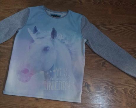 Mikina s jednorožcom 158/164, c&a,158