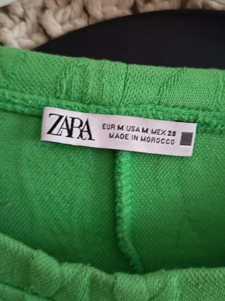 Zelená crop mikina zara, zara,m