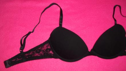 Bavlnena podprsenka s krajkami, 70c