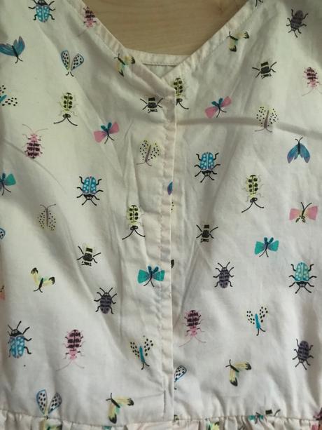 Šaty hmyz bavlna 8-9 rokov, h&m,134