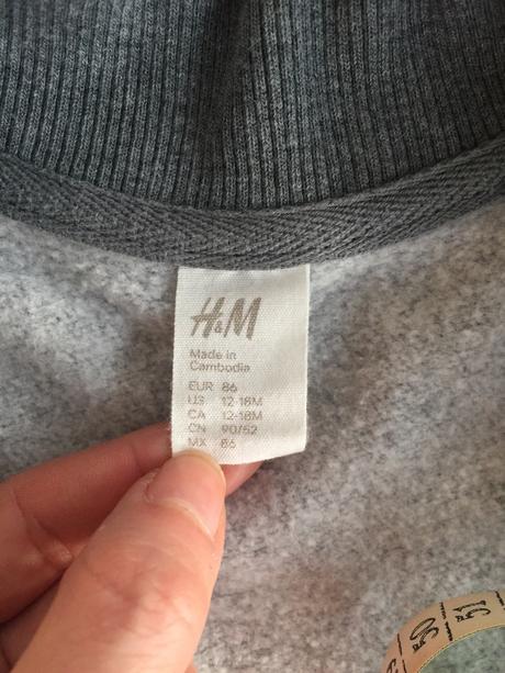 Teplucky svetrik, h&m,86
