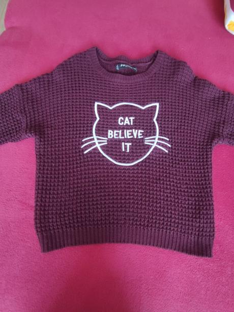 Sveter s mačičkou, xs