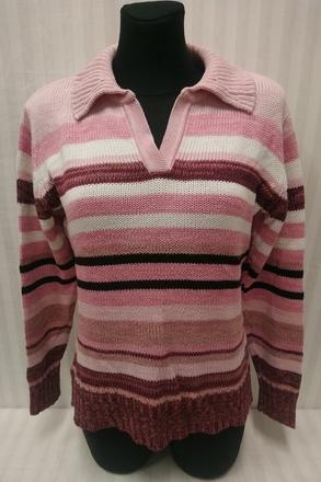 Dámsky ružovo farebný pulóver, jorg peterson, l, l