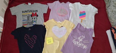 Tričká 122/128, h&m,122