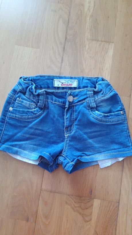 Dievčenské riflove šortky, 134