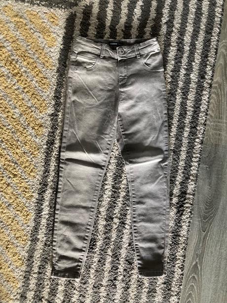 Šedé skinny rifle, reserved,140