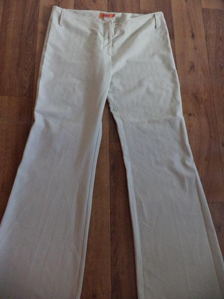 Damske kremove nohavice , 42