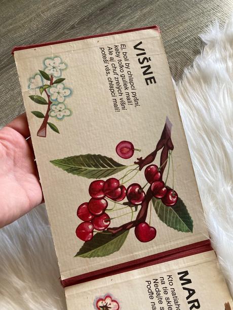 Ovocie retro leporelo prvé vydanie (1986),