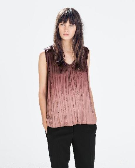 Plisovaná tunika zn. zara, zara,36 / s
