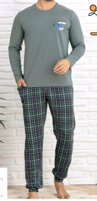 Pánske bavlnené pyžamo, 4xl - xxxl