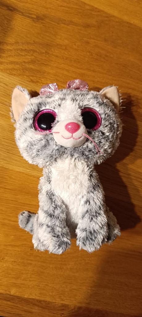 Ty beanie sivá mačka, 