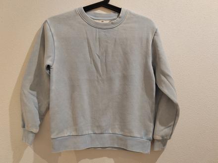 Mikina svetlomodrá, h&m,134