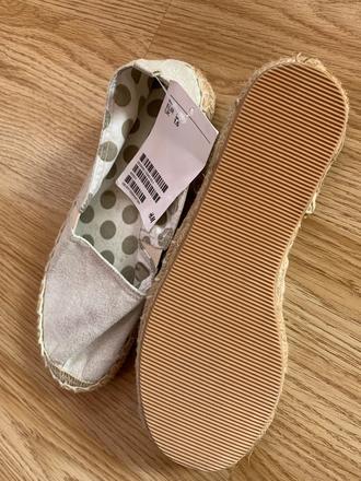 Strieborne platenky, h&m,34