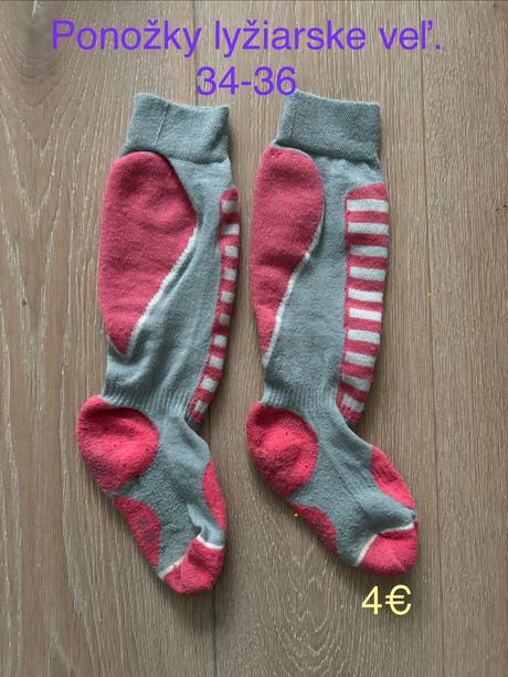 Ponožky lyžiarske veľ. 34-36, 34