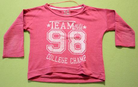 Bordová mikina team yd, primark,146