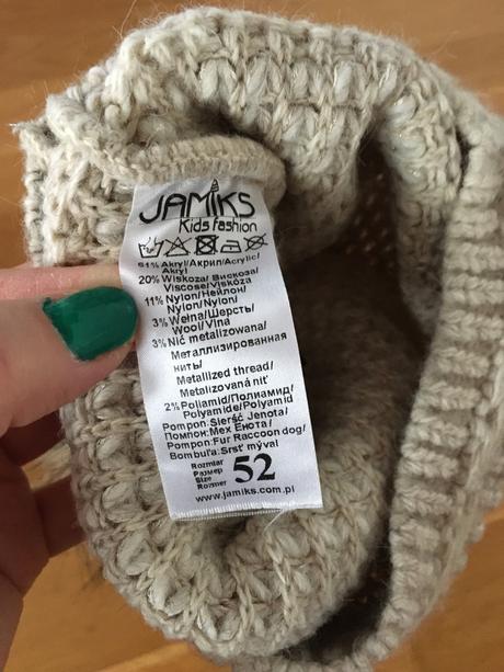 Zimna ciapka s naturalnou kozusinou, 116