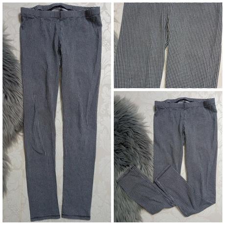 Dievčenské čiernobiele legíny, 134