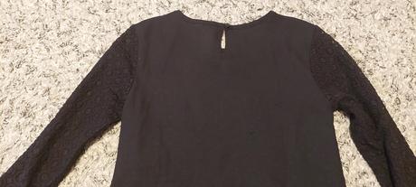 Zaujímavéričko /blúzka s čipkou 134/140 here&there, c&a,134