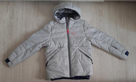 Nepremokavá zimna bunda, decathlon,128