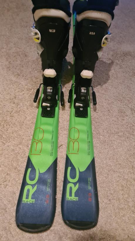 Lyze s lyziarkami, prilba, elan,130-139 cm