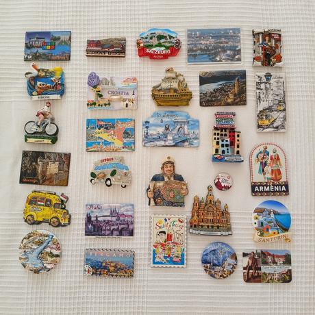 Magnetky pre zberateľov európa, 