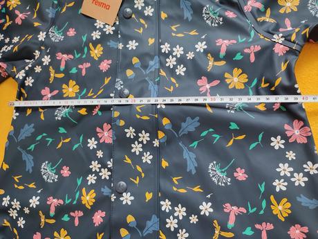 Reima nepremokavá bunda s kvietkami, reima,122