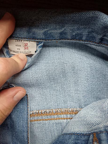 Riflové bunda, zara,140