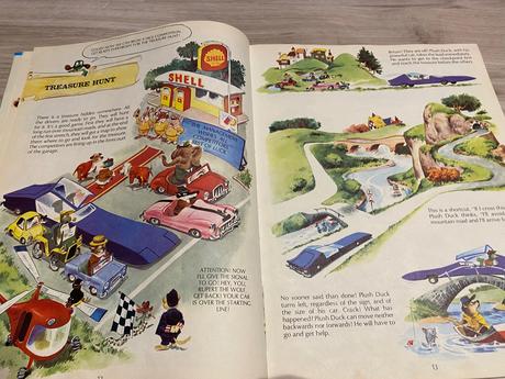 Stará retro obrázková kniha watch your step 1976,