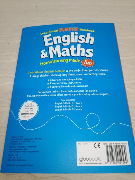 English & maths bumper workbook 9+ nsu19, 