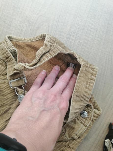 Menšestrove zateplene nohavice, velkosť 1 - 2 roky, 86