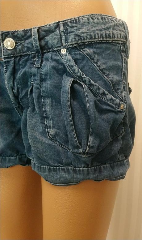 Dámske modré šortky, shorts, s, s