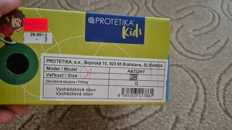 Prechodné topánky, protetika,28